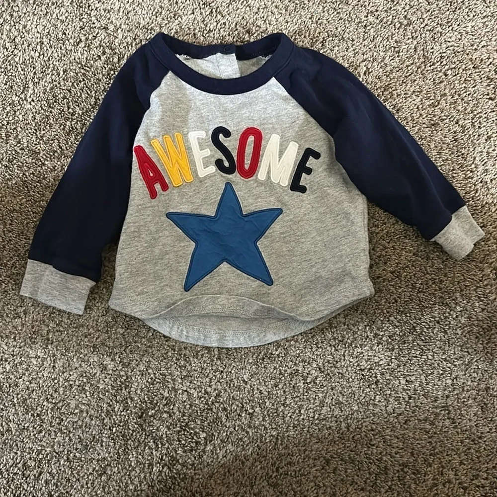 Gray and Blue Kids 3 Piece Set